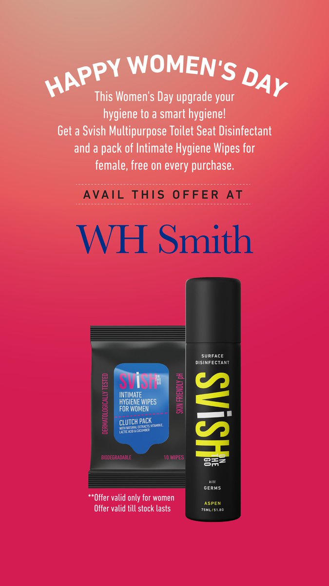 SvishOnTheGo's tweet photo. How did we celebrate women's day? Check out the thread. Thanks to @WHSmith_India and 98.4 pharmacy for letting us spread some happiness. https://t.co/XYF0IrDYfa