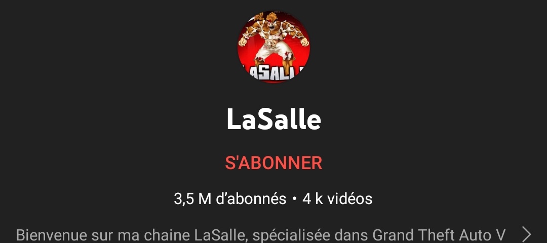 Ishlagirafe's tweet photo. @Mediavenir Alors je suis désolé mais Lasalle ça fait plus de 6 ans il sort une vidéo par jour sur gta vous allez pas nous faire croire que avec ses 3,5M il touche que sa https://t.co/r2ijflBoNJ
