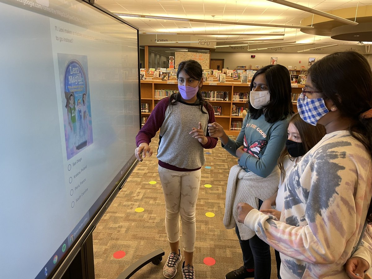 Our 🌟 amazing 🌟 @ElsaEngRRISD Battle of the Bluebonnets Team won FIRST PLACE 🥇 in today’s district-wide reading competition! 📚 🎉 Congratulations to rockstar readers Kayal L., Annika M., Rhythm R., and Aditi S.! <a href="/LibrariesRRock/">RRISD Lib Services</a> <a href="/RoundRockISD/">Round Rock ISD</a> <a href="/TBABooks/">TX Bluebonnet Award</a>