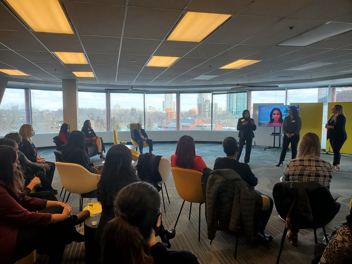Hearing from <a href="/tehminasad/">Tehmina A Chaudhry</a> of INSTA Foods on how the #StartUpVisa helped expand her business to 🇨🇦 from 🇵🇰 &amp;  attracting global entrepreneurs to cities like #Brampton. #womenentrepreneurs