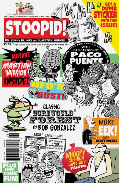 Who wants a DUMB sticker that you can stick on stuff? 

Everyone! 😗

Get yours with the new issue of STOOPID! Comics Magazine #6
stoopidcomicsmagazine.com