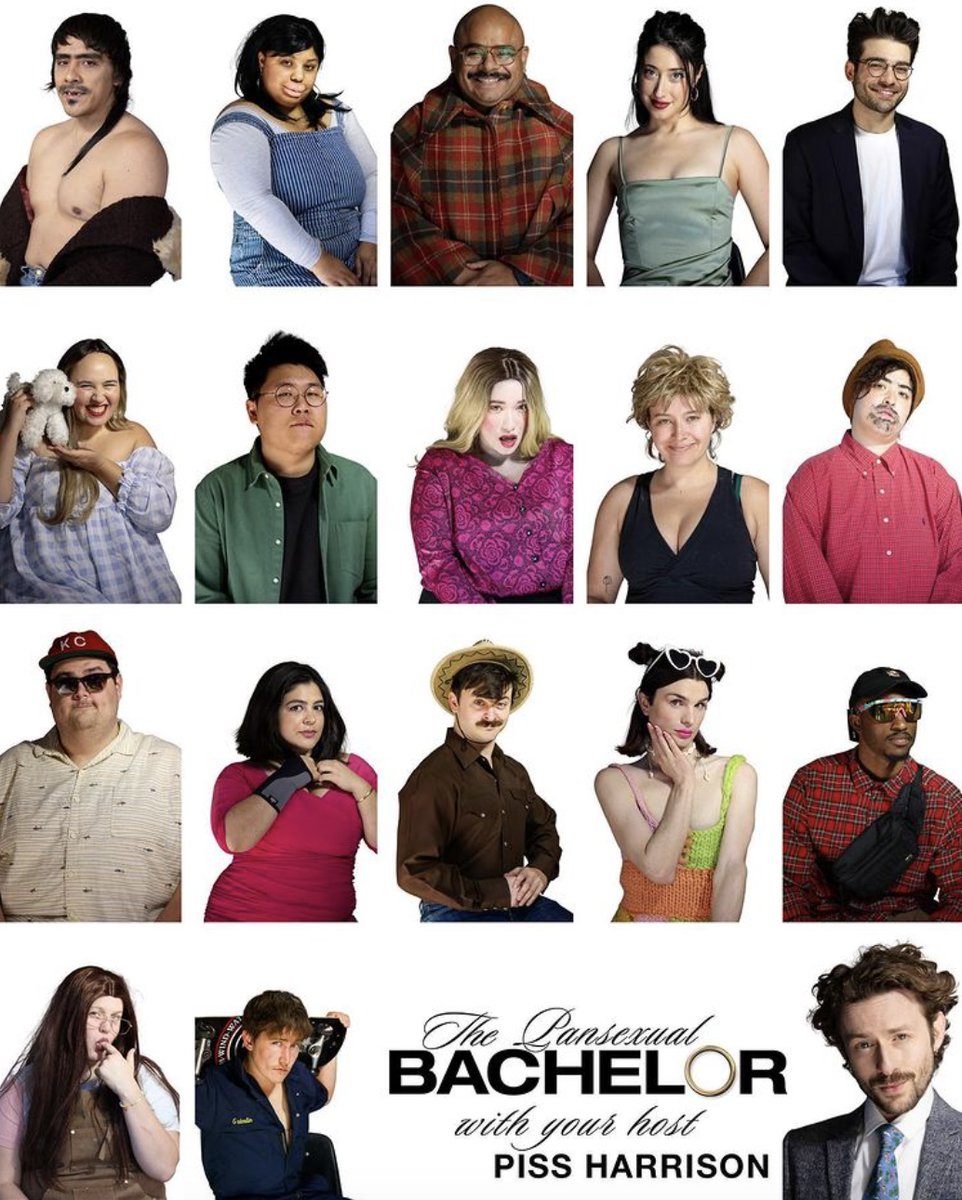 WOW! A sneak peek at the beautiful contestants fighting for pansexual bachelor Holmes' heart!

The 6-week journey begins 4/5… Who will be the lucky winner?

Get tix: elysiantheater.com/shows/panbach0…