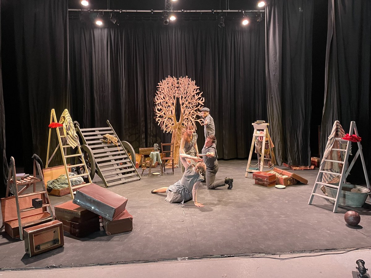 SBEdrama's tweet photo. Today we had @Voices_news in school performing their incredible new show, Kindness: a Legacy of the Holocaust! Over 350 students were in the audience, our first theatre event in nearly two years🤯 the company then led a Q&amp;A for our yr10 drama students🤩🎭 @sbeschool https://t.co/fFDQM3nNc2