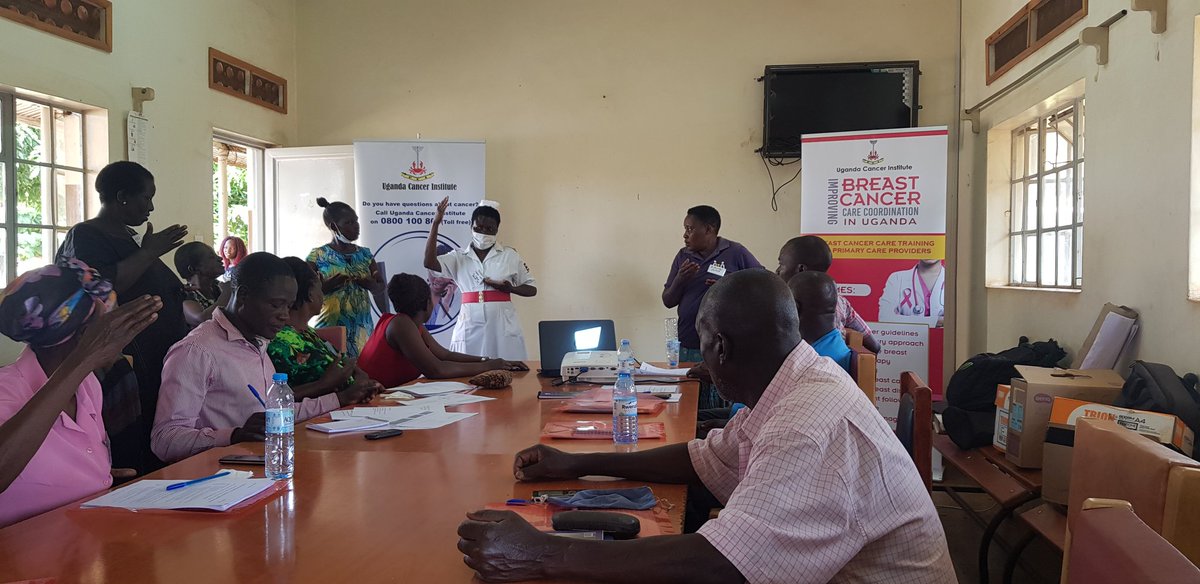 mpamanicollins's tweet photo. Improving Breast Cancer Care Coordination program. #TrainingCommunityPatientNavigators in Eastern Uganda @UgandaCancerIns @PCAUganda @UgCancerSociety @pfizer @acsglobal https://t.co/Yn0SDMkkWn