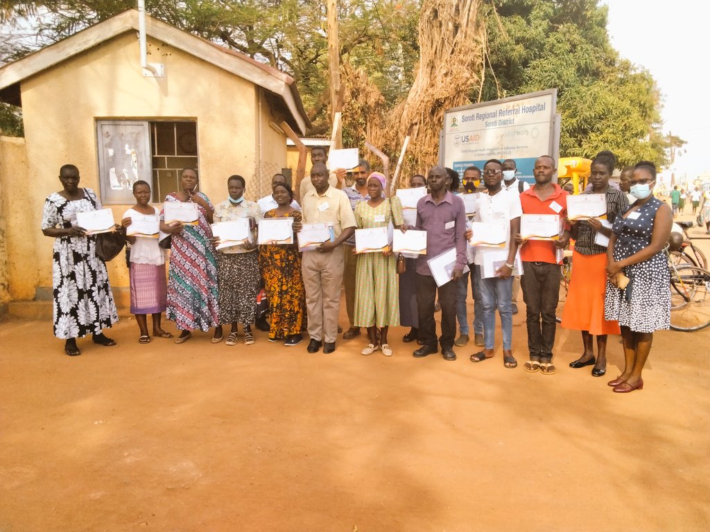 mpamanicollins's tweet photo. Improving Breast Cancer Care Coordination program. #TrainingCommunityPatientNavigators in Eastern Uganda @UgandaCancerIns @PCAUganda @UgCancerSociety @pfizer @acsglobal https://t.co/Yn0SDMkkWn