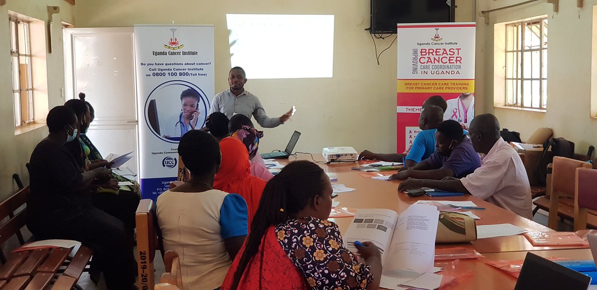 mpamanicollins's tweet photo. Improving Breast Cancer Care Coordination program. #TrainingCommunityPatientNavigators in Eastern Uganda @UgandaCancerIns @PCAUganda @UgCancerSociety @pfizer @acsglobal https://t.co/Yn0SDMkkWn