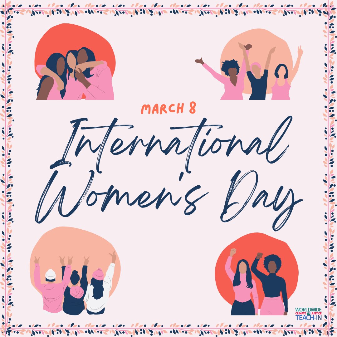 climatemvmtca's tweet photo. Happy International Women’s Day!!! 

Today (and everyday) we are celebrating women all over the world, past and present, who are fighting for our planet! 💗🌎

#InternationalWomensDay #InternationalWomensDay2022 #IWD #IWD2022 #climatechange #worldwideteachin #climatejustice https://t.co/WepEA9d2DM