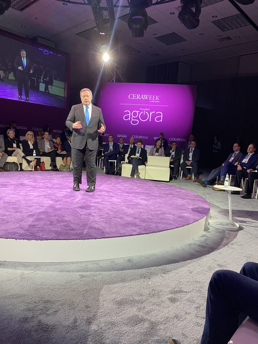 Excellent insight from <a href="/jkenney/">Jason Kenney 🇨🇦🇺🇦</a> on Canadian oil &amp; gas. Why is America considering Saudi Arabia, Iran, and Venezuela to help with oil supply but not Canada? #CERAWeek #KeystonePipeline