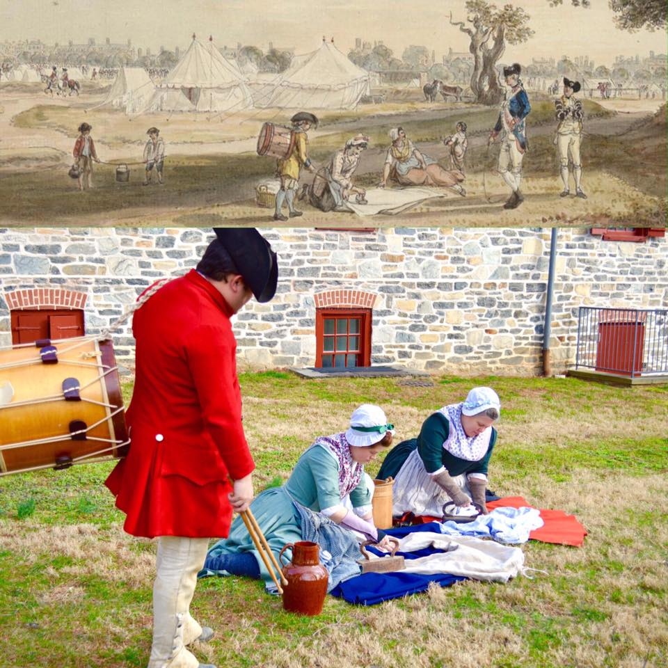 TheOldBarracks's tweet photo. Female followers of the army provided necessary services such as laundry for the men and were paid to do so. In a time when many more soldiers died from disease than anything relating to the battlefield, woman working as laundress helped keep these soldiers alive with their work. https://t.co/S5ZUuwZnoe