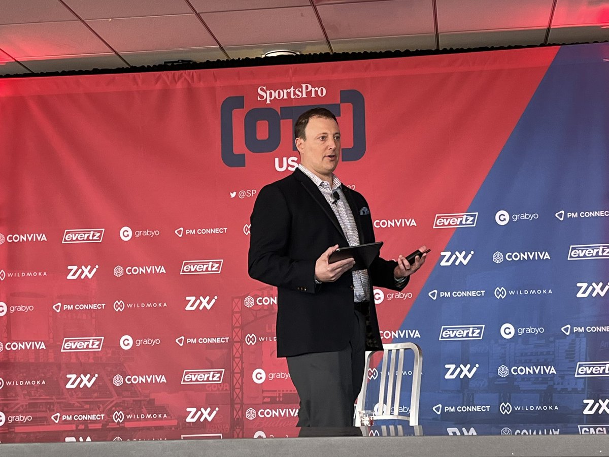 stolerk's tweet photo. @javolk dropping some OTT knowledge at #OTTUSA22 https://t.co/aS3Ori61oI