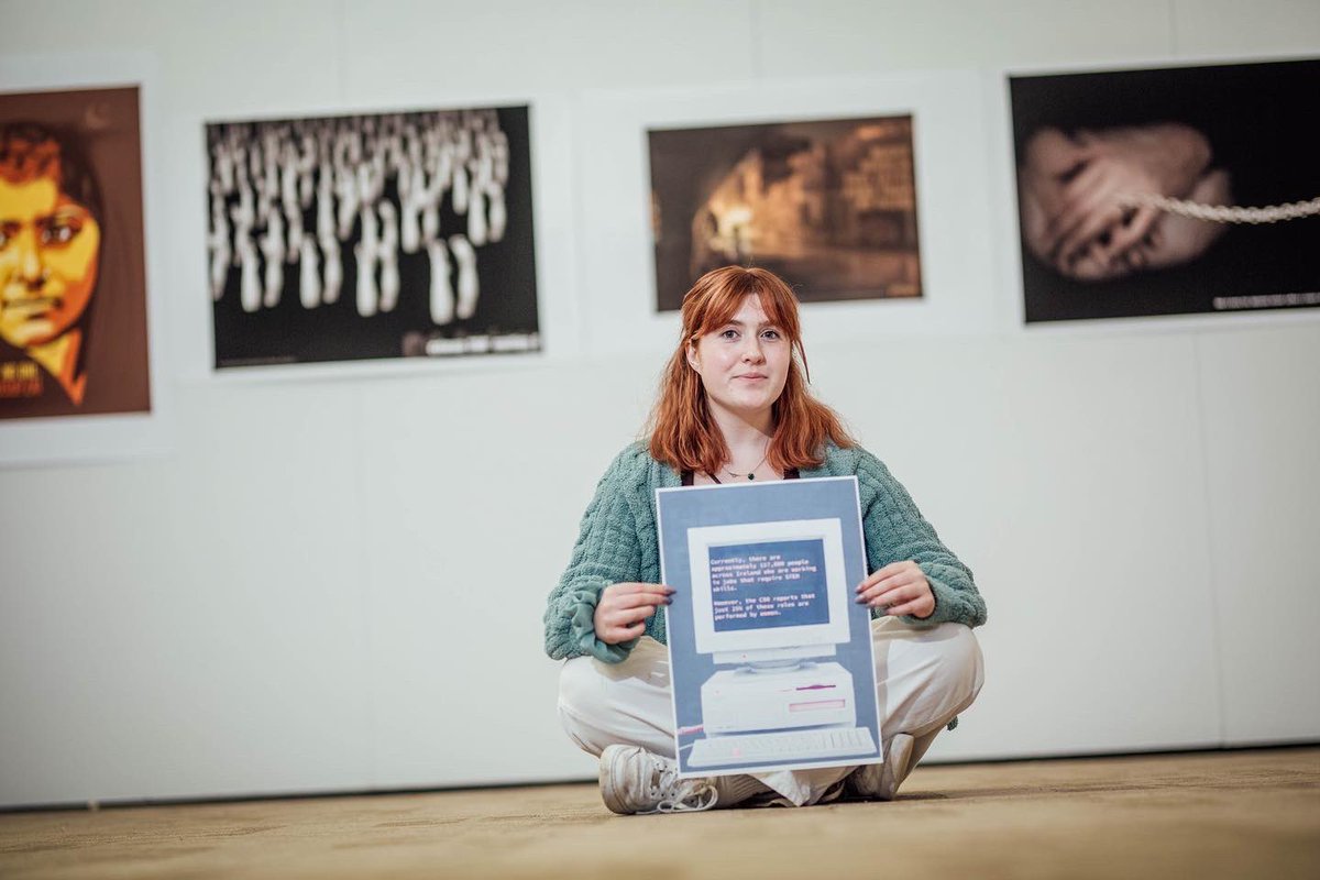 To wrap up #IWD2022 at TUS, @LSADatTUS launched an exhibition ‘Women’s Rights are Human Rights’ on our Clare Street campus this evening. Our LSAD students added their voice to the exhibition by creating similarly-themed posters using RISO print and AR elements❣️. #Breakthebias