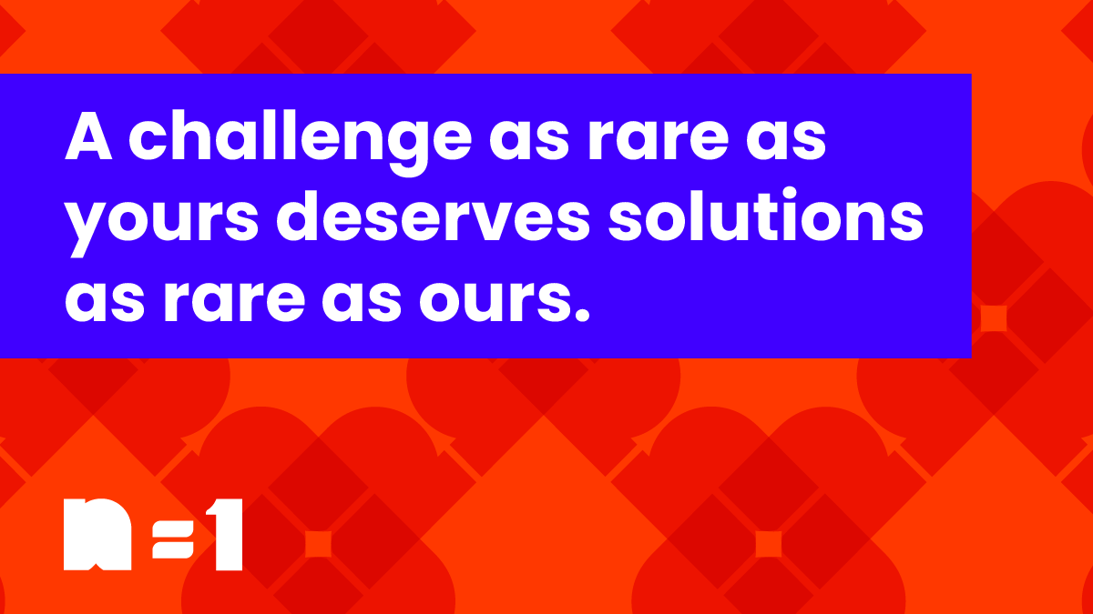 With n=1, Rare is re-thinking the role of communication and creating bespoke partnerships where the right experts come together at the right time in the journey. Visit n-equals-1.com to learn how. #RareDiseases #RareDiseaseAwareness #Lifechanging