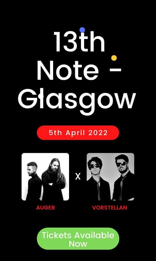 🏴󠁧󠁢󠁳󠁣󠁴󠁿 GLASGOW 🏴󠁧󠁢󠁳󠁣󠁴󠁿
We are extremely excited to announce that we will be teaming up with our friends in <a href="/AugerOfficial/">AUGER: For our NEXT SHOW Check out: WWW.AUGER.BAND</a> on the 5th April 2022 at a <a href="/the_13th_note/">the 13th note</a> in Glasgow, Scotland. 🤘🏼