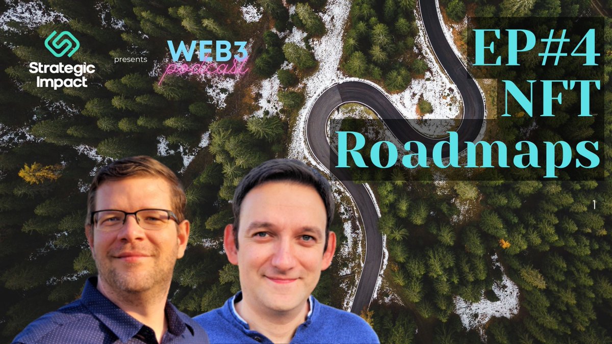 Here is our 4th podcast! 

Let's talk about NFT ROADMAPS!

youtu.be/ZW36A887qAs

Follow <a href="/zoltanarvai/">Zoltan Arvai</a> <a href="/gabororosz/">Gábor Orosz</a> <a href="/WeAreSITeam/">Strategic Impact ❤️ Web3</a>

#web3 #nftproject #NFTartist #ecommerce #NFTs #NFTCommunity