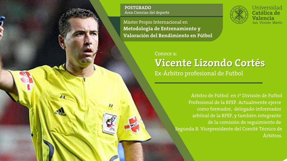 UcvFootball's tweet photo. 🚨 Mañana día 9 de Marzo tendremos dos ponentes 🔝 en el #MIMEVR22 ⚽
🎓 @EnricSoriano__
2° Entrenador del Atlético Levante "Matices micro desde el enfrentamiento de estructuras"
🔝 Vicente Lizondo, Ex Árbitro Profesional LFP "Preparación del tercer tiempo. Proyecto VAR" https://t.co/IWH5XHGP1N