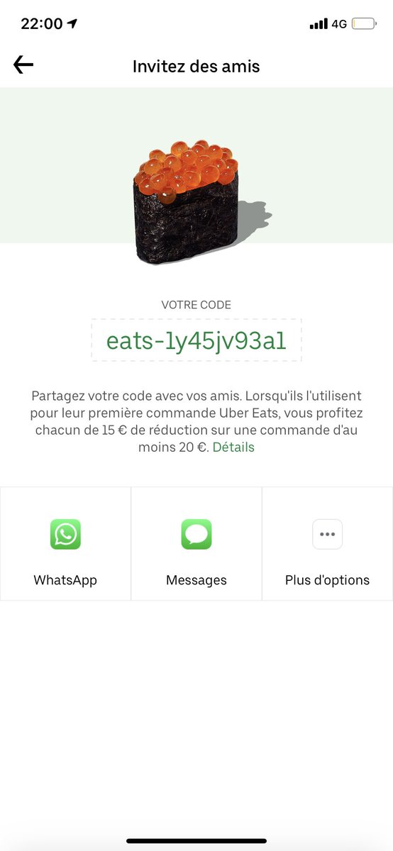 aski_in's tweet photo. Code = eats-1y45jv93a1 
#code #promo #manger #uber #eats #UberEats #paschere #jaifaim #bonplan https://t.co/wQbx9O172X