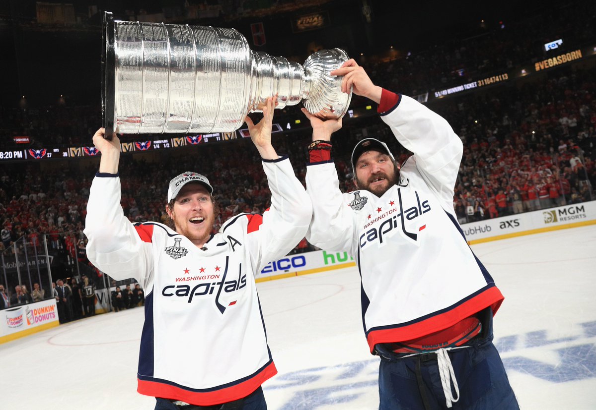 BR_OpenIce's tweet photo. Alex Ovechkin and Nicklas Backstrom will play in their 1,000th game as teammates tonight. Truly an iconic duo 🤩 https://t.co/ttaixRBYu5