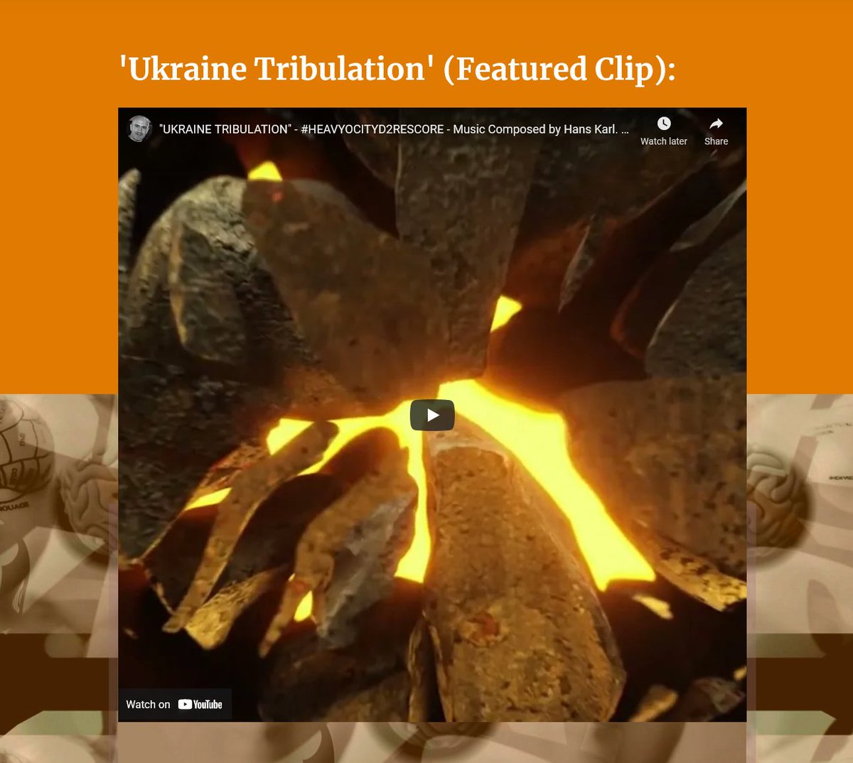 Hans_Karl's tweet photo. Sharing my new track UKRAINE TRIBULATION.
👉Watch the clip here: https://t.co/bzPA2jxQik
👉Download here: https://t.co/XwWy8U2jts
I'm donating half of all download sales for this track to @BritishRedCross to help those in #Ukraine. #ISTANDWITHUKRAINE! #soundtrack #music #LA https://t.co/b7FaFORNfp