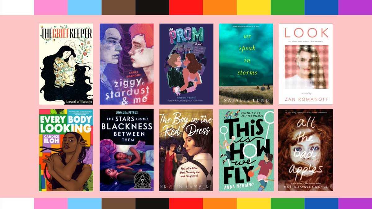 PenguinTeen's tweet photo. Always #ReadPride with @magpiewrites, @JBJustBE, @SaundraMitchell, @nmlund, @zanopticon, @candiceiloh, @junaudaalma @kristinlwrites, @AnnaMisboring, @moirawithatrema https://t.co/XBJQmrE6AE