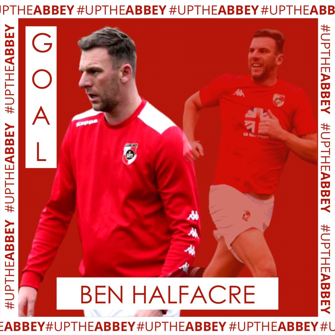 AbbeyHeyFC's tweet photo. 61โ - HAT-TRICK TIME!!!!
Brilliant build up play sees the ball played low across goal from the left to find Halfacre to strike home from close-range
23 goals for the season now for the big man
(4-0) #UpTheAbbey #FvHtweets https://t.co/wmf1G1LnJf