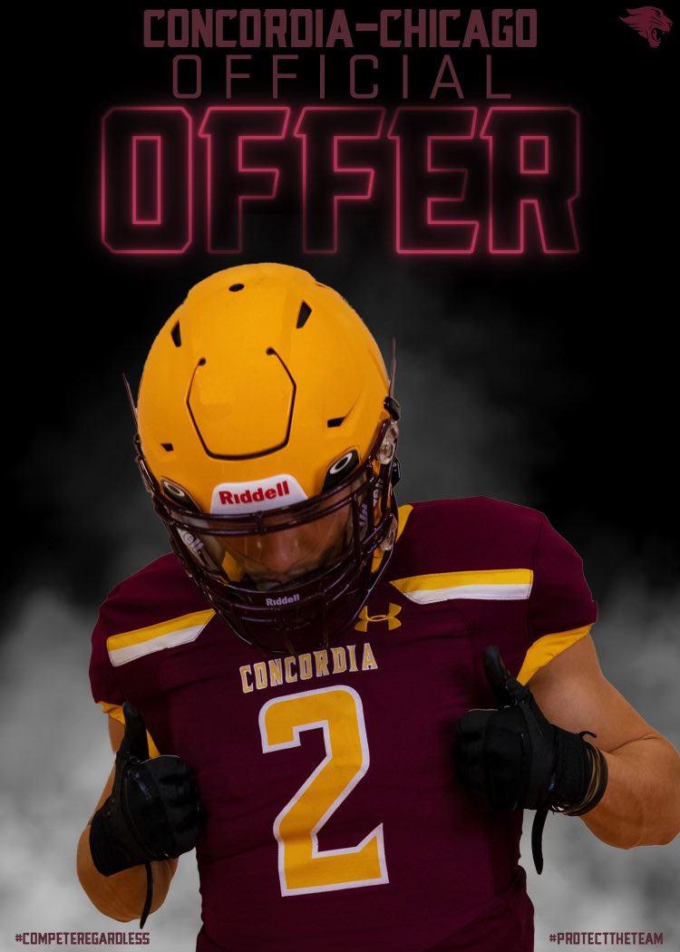 Blessed to have revived an offer from Concordia University Chicago. Cant wait to put the pads back on! <a href="/CUChicago/">Concordia University Chicago</a>
