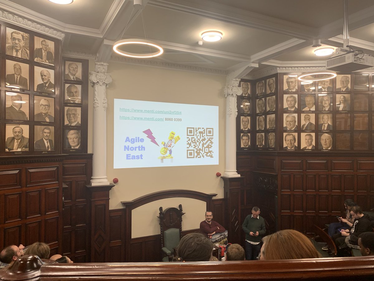 StuMarlow's tweet photo. Well done everyone for the brilliant talks at Agile North East tonight, especially to @millyshaw for changing the topic and winning! Fantastic vibe tonight, great to be back! @Agile_NE #agilenortheast https://t.co/zvjufKiHlQ