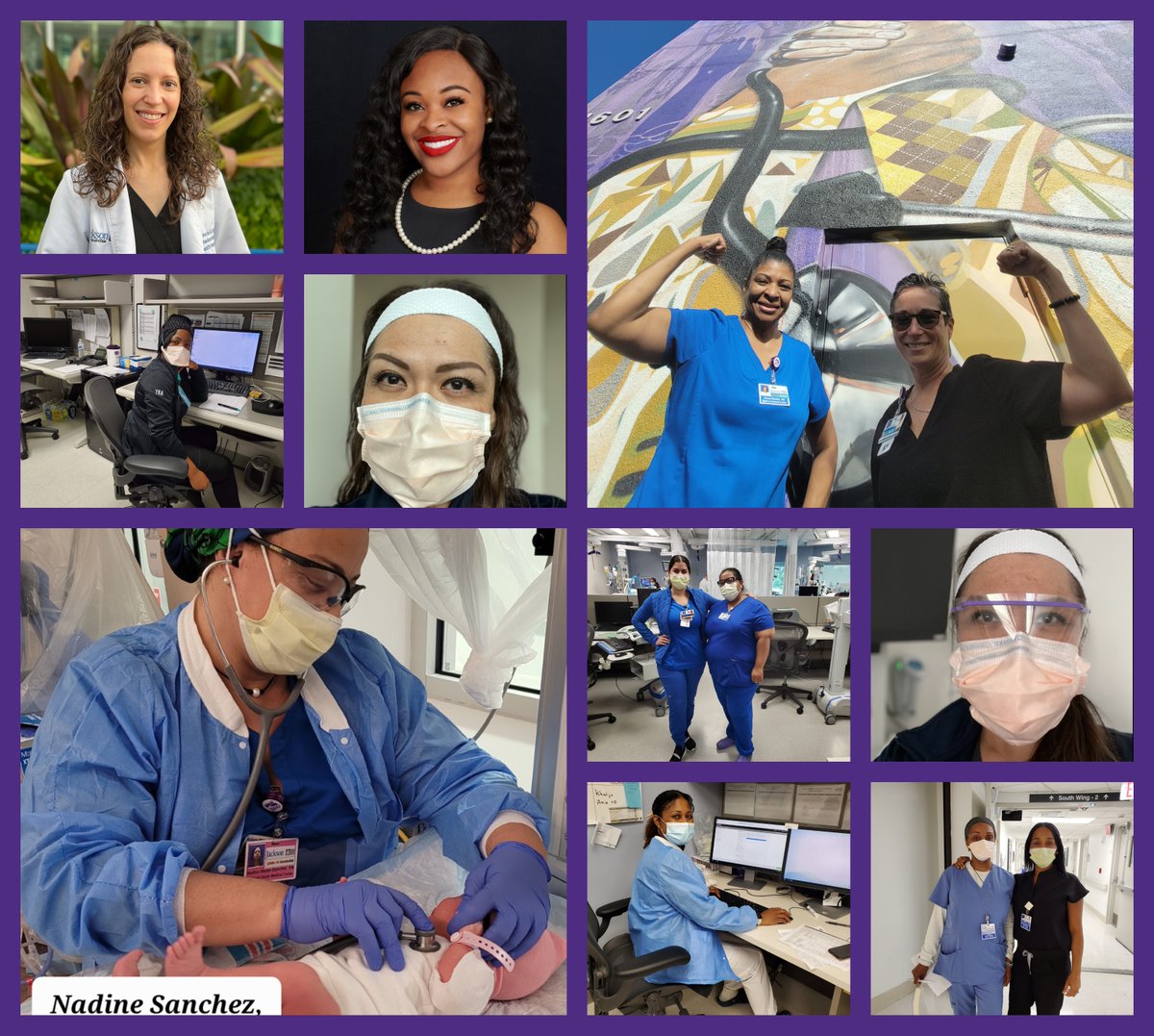 SEIU1991's tweet photo. Happy #InternationalWomensDay to the nurses, physicians and professionals who are the everyday Sheroes at Jackson Health System. All the members of SEIU 1991 are proud of you. Thank you for your leadership, your strength, and the endless care and compassion you give patients. https://t.co/SwQBSFEdQ5
