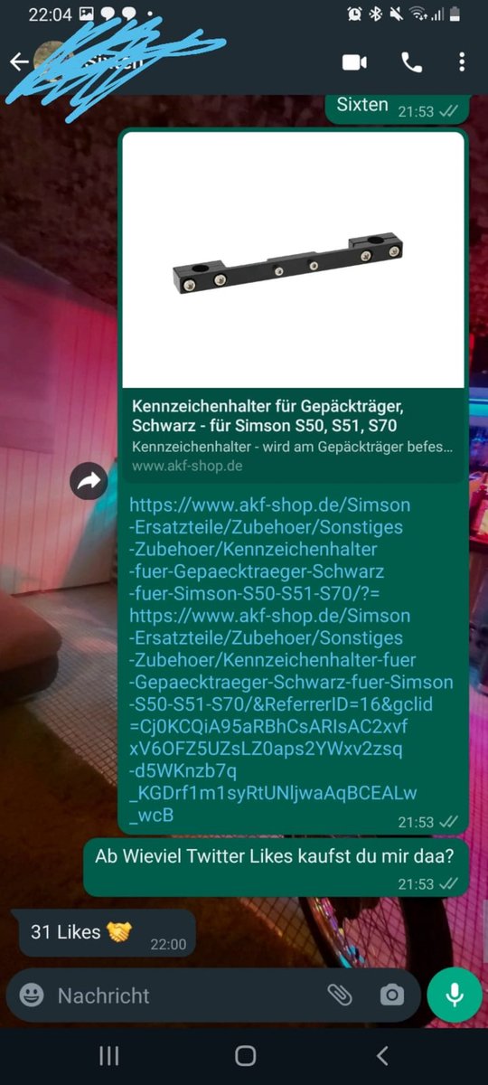 Hallo Reetweet bitte und Like :)