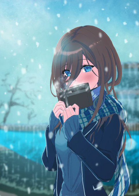 RYOTA_でじたる画工さんがTwitterに投稿した中野三玖(五等分の花嫁)のイラスト。