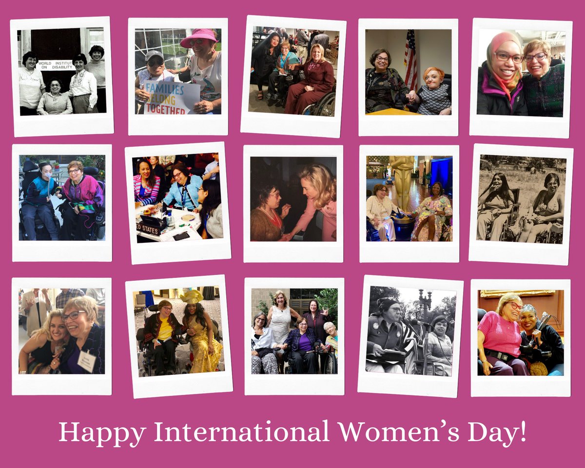 judithheumann's tweet photo. Throughout my life, I have met and worked with so many intelligent, strong, driven women. I wish I could name them all on this #InternationalWomensDay https://t.co/L3siXLPNlA