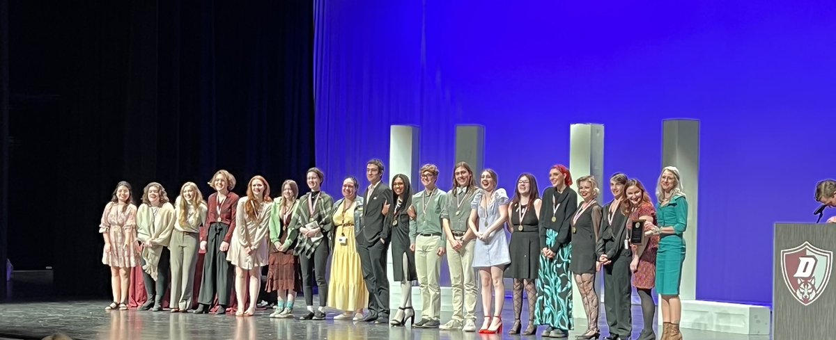 District 28 AAAA One Act Play District 
Outstanding Technician-Carson R
Honorable Mention All Star-Azula H-T, Abigail B All Star Cast-Eveleigh J, Melody T Advancing Schools-Wimberley, Boerne and Canyon Lake Congrats LST!! #WHSTEXANPRIDE
