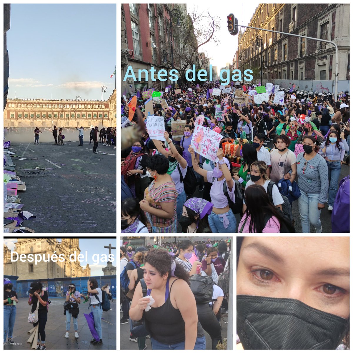 cMonterdeG's tweet photo. ¿Sabes qué empaña la manifestación @martibatres ? Los gases lacrimógenos que nos aventaste. https://t.co/W3ETimfKtf