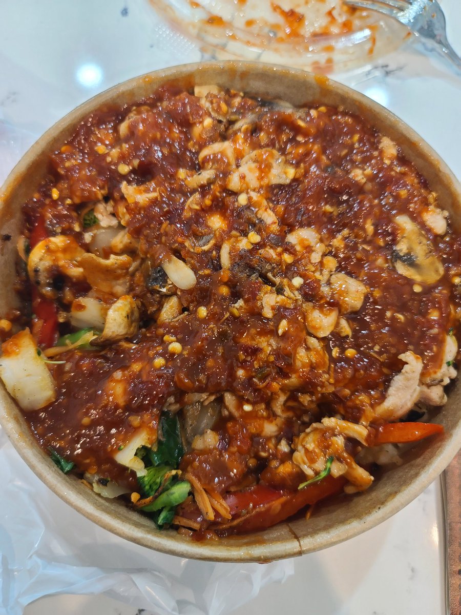 Went to <a href="/edo_japan/">Edo Japan</a> for our weekly order. Spicy teriyaki sauce, apparently now = chili sauce. Tried calling for 20 mins-no answer. Drove back just to be told new mgmnt=new sauce. No offer to replace or fix, even after they saw me throw it out in front of them. Won't be going back.