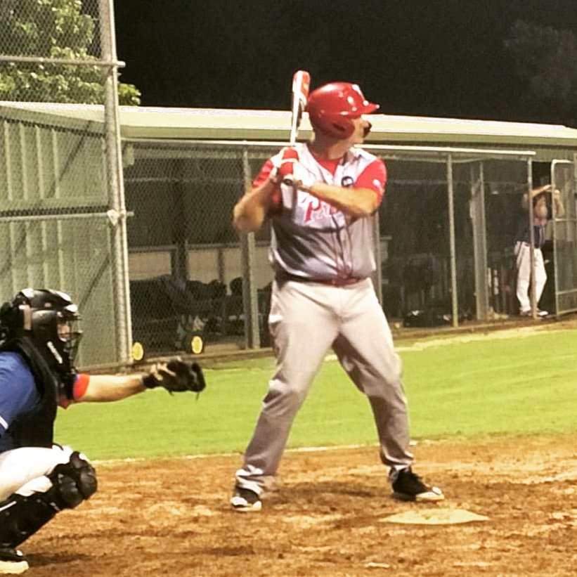 My last Masters Baseball game of the season. Had a great time playing this season &amp; look forward to doing better next year. Now bring on the #discgolf season. #masters #padres #rallythered #redcliffe #baseball