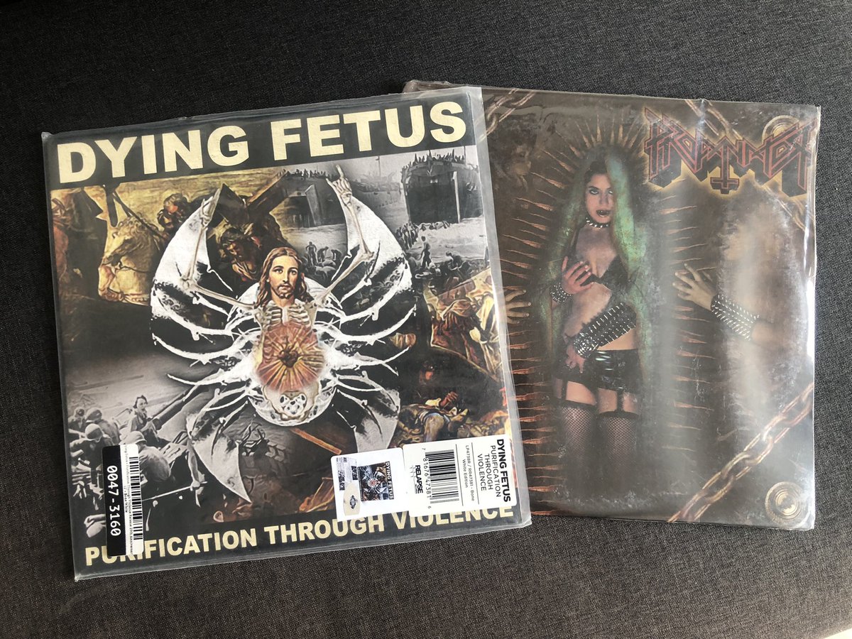 BBeat105's tweet photo. Llegó el #PurificationThroughViolence de @DyingFetusBand, además el #LibidoClerico de #Profanator.
#StayBlast
#BlastBeat105 https://t.co/3JqzyTe2qw