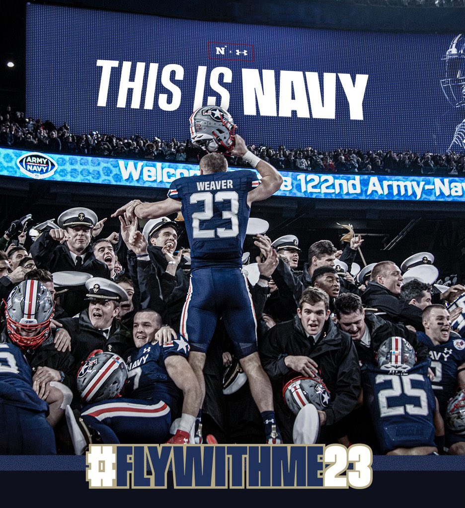 Thank you <a href="/NavyFB/">Navy Football</a> Looking forward to watching a spring practice 🇺🇸⚓️ #gonavy