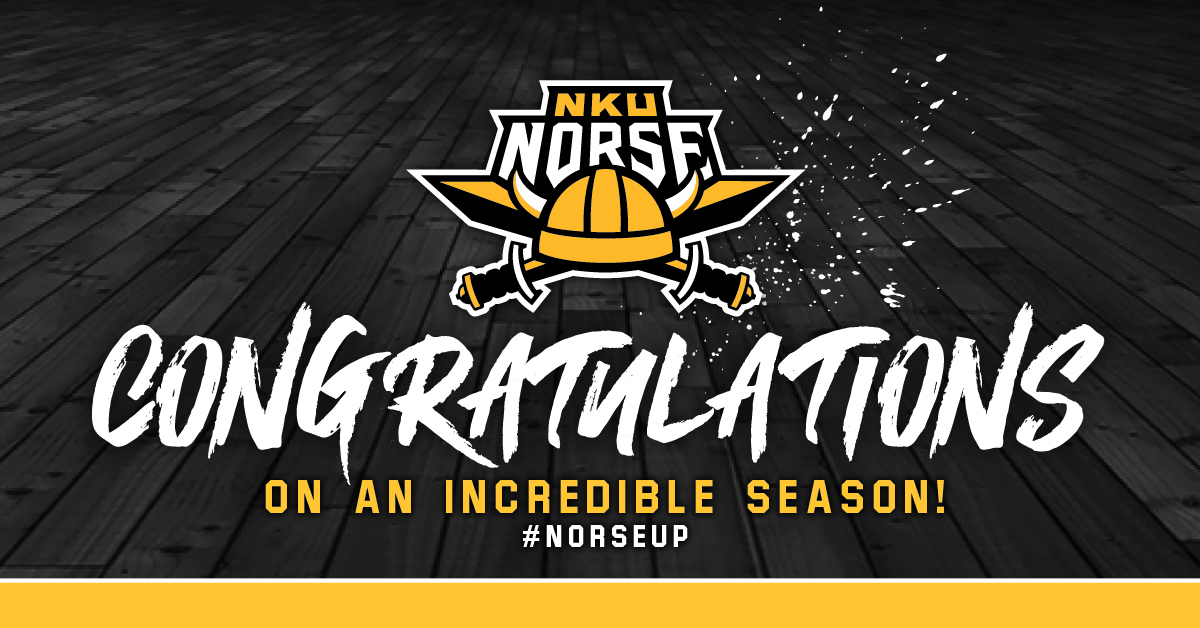 nkuedu's tweet photo. Congratulations to @NKUNorseMBB on their 2021-22 season! 

Thank You, Norse Nation.   
💛🖤#NorseUp https://t.co/XECUrt4oaQ