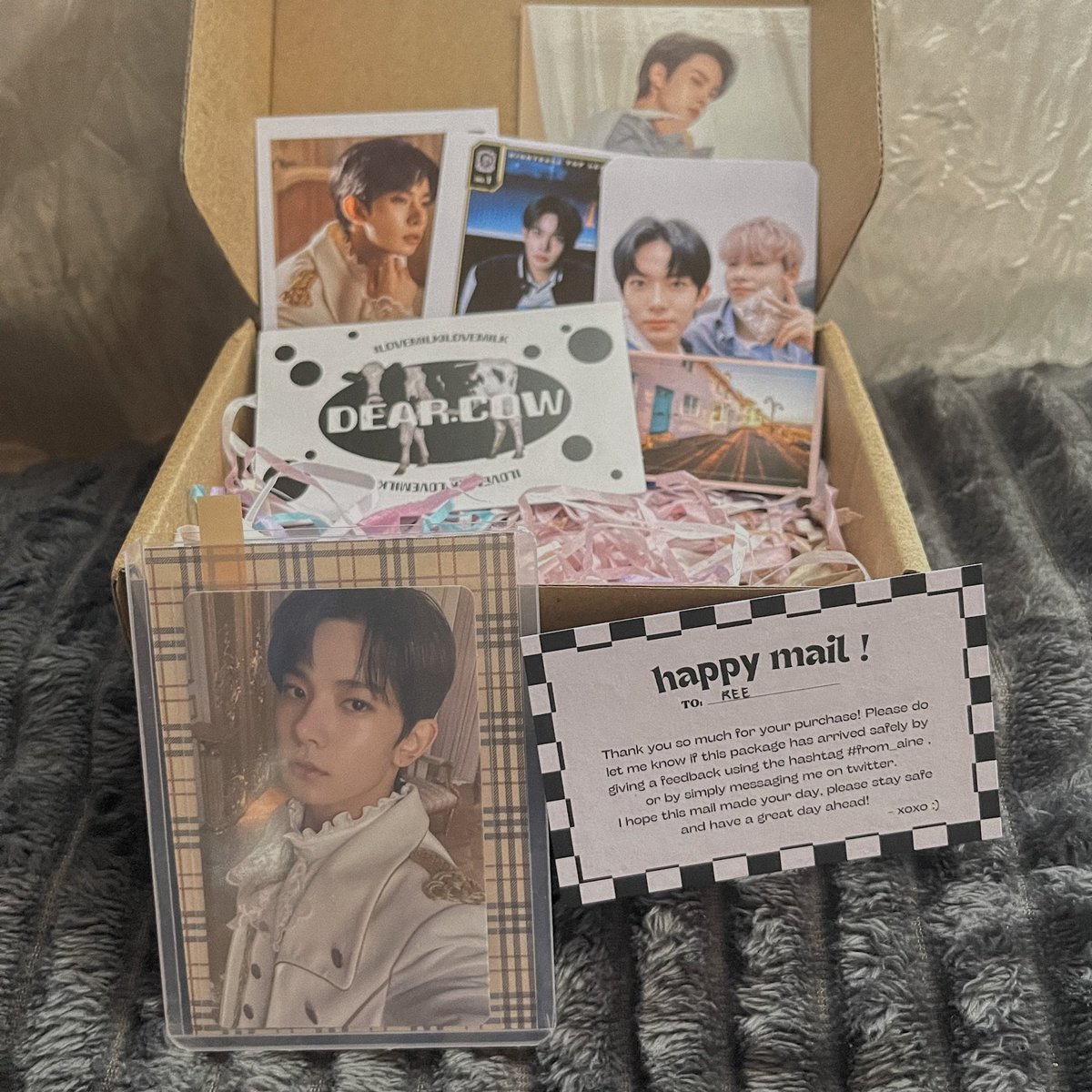 reevecart's tweet photo. ˗ˏˋ ⋆｡˚ 💌 . . . from @mintchocolatey_ ˎˊ˗　

nakauwi na po ang heehoon ૮ ˶ᵔ ᵕ ᵔ˶ ა they came home safe and sound! thank you so much for the super secured and pretty packaging and for the super dami na freebies! more budols ulit beh thank u sm! ♡

𓄲 #FOR_REEC4RT #from_aine https://t.co/Zdi8vMtGQ6