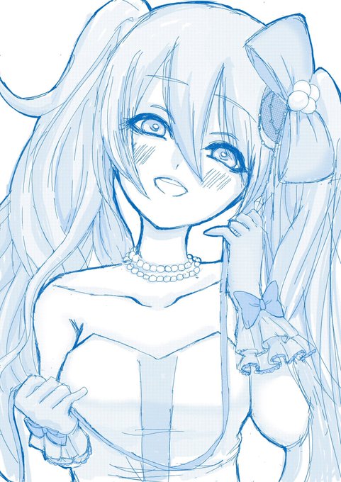 昔描いたミク残ってた 