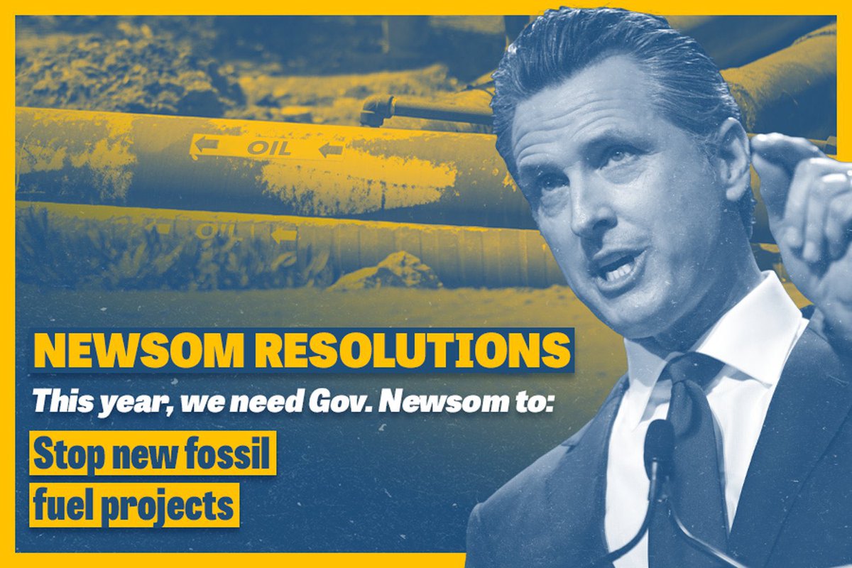 collinrees's tweet photo. We cannot repeat mistakes of the past by embracing polluters drilling even more oil, which only leads to more extreme weather, more extreme drought, & more wildfire.”
@CAgovernor @GavinNewsom nails it in #CASOTS — now he must follow words w/ action & ban new drilling permits. https://t.co/Qzd92018o1