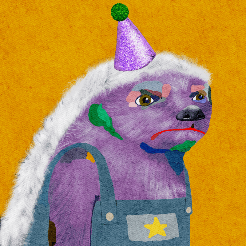 StepheneKlein's tweet image. Thrilled with my @HoneyBadgesNFT by @aslanruby! 
IRL I had a super hectic day &amp;amp; although I had presale, was only just now able to mint! l love #Stars!!! What were the odds BOTH #NFTs would have stars in them? #pantone2022 #veriperi w/star coveralls &amp;amp; babybadges with #starrynight.