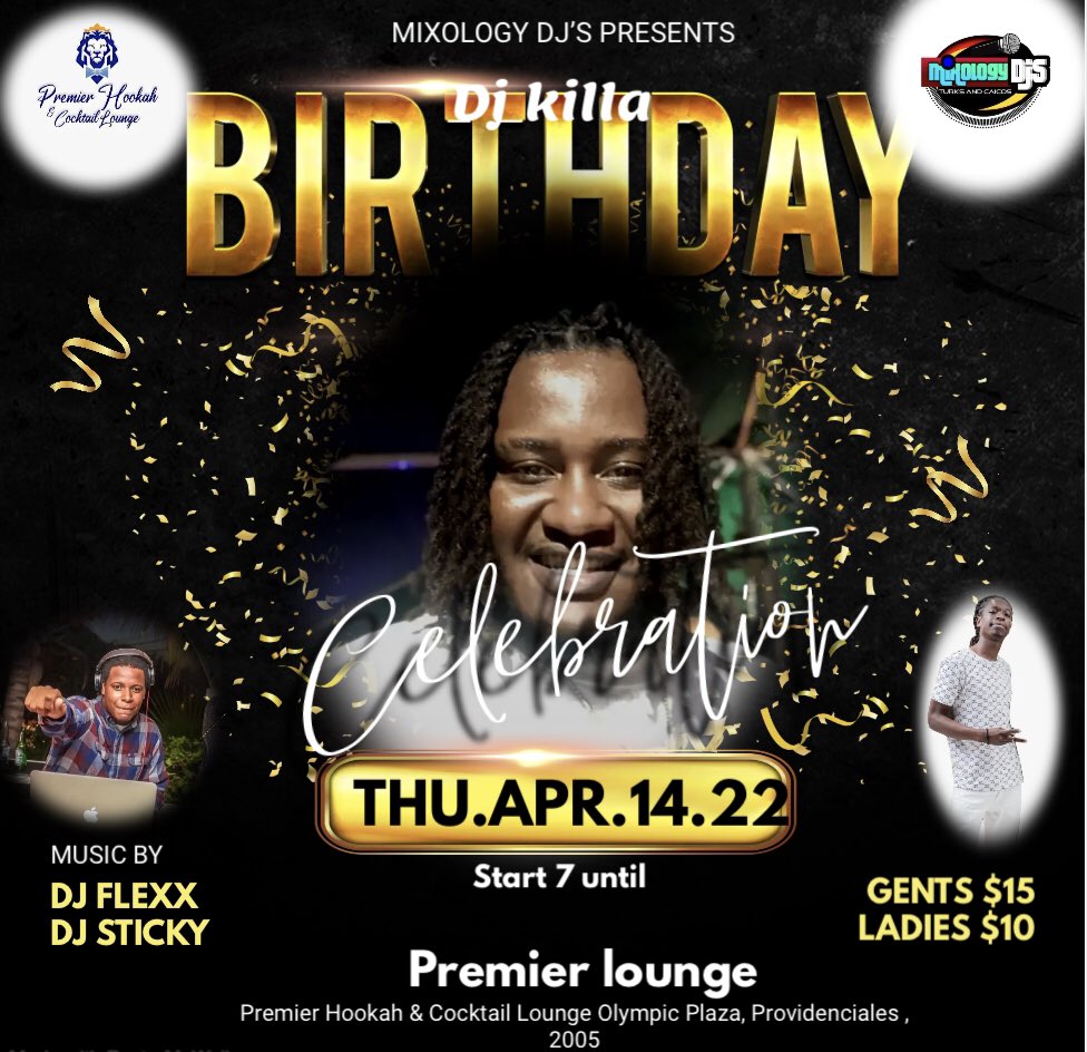 LIKE AND SHARE !!!!!Let’s make it happen ‼️ April 14, 2022 we at primer lounge , help me celebrate my birthday first party ever make sure call a friend or text a friend let them kno we out side 💯💯💯🕺🏾🕺🏾🕺🏾🕺🏾🕺🏾 🎉🎉🎉🎉🎉🍾🍾🍾🍾🍾🍾