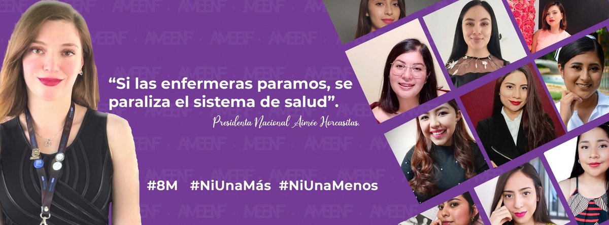 No soy muchacha, soy enfermera. 

Exigimos igualdad, seguridad, dignidad, justicia, respeto, inclusión, paz, derechos humanos y más. 

Nos queremos vivas, libres y sin miedo. 

#8M #IWD2021 #NiUnaMás #NiUnaMenos