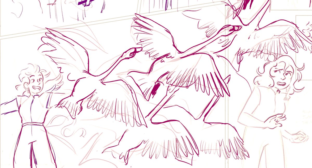 odessiouss's tweet photo. 🦢✨🦢

Pencilling one of my comics for senior show https://t.co/jxjACpYWMN