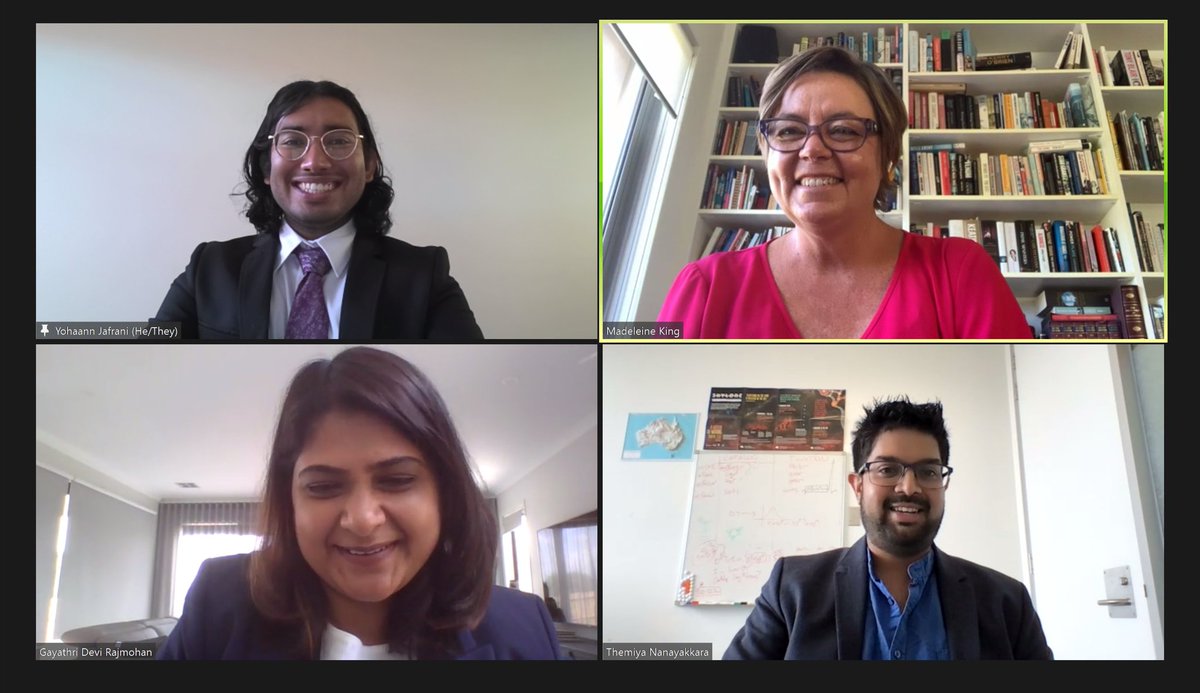 Yohaann Jafrani (@yohaannjafrani) on Twitter photo Had a wonderful conversation with <a href="/MadeleineMHKing/">Madeleine King MP</a> about various things, including: the importance of relations between Researchers and Policy makers, how to tackle imposter syndrome, and the importance of diversity. Thank you <a href="/ScienceAU/">Science & Technology Australia</a> for such a wonderful opportunity #SmP2022 Had a wonderful conversation with <a href="/MadeleineMHKing/">Madeleine King MP</a> about various things, including: the importance of relations between Researchers and Policy makers, how to tackle imposter syndrome, and the importance of diversity. Thank you <a href="/ScienceAU/">Science & Technology Australia</a> for such a wonderful opportunity #SmP2022