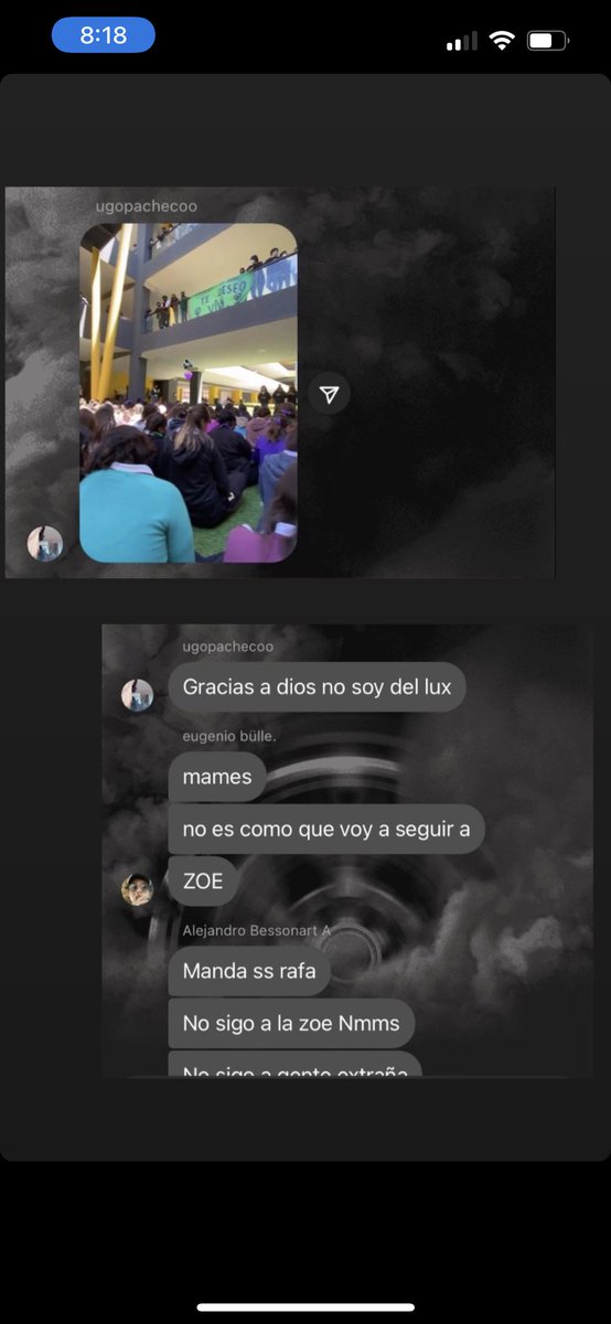 aquí exponiendo machitos privilegiados