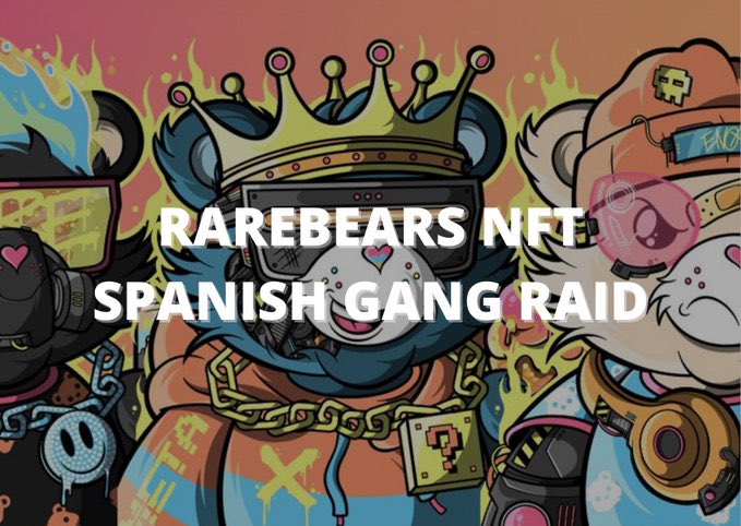 jurado1890's tweet photo. @Hikari_nfts THIS IS WHAT THE GREATEST COMMUNITY CAN MAKE

We invite you to meet the 
@BearsRare community

@BearsRare 🐻 🇪🇸 

#SpanishlovesRareBears /  Andrés | RARE BEARS#3865 https://t.co/fogoNKtdGx