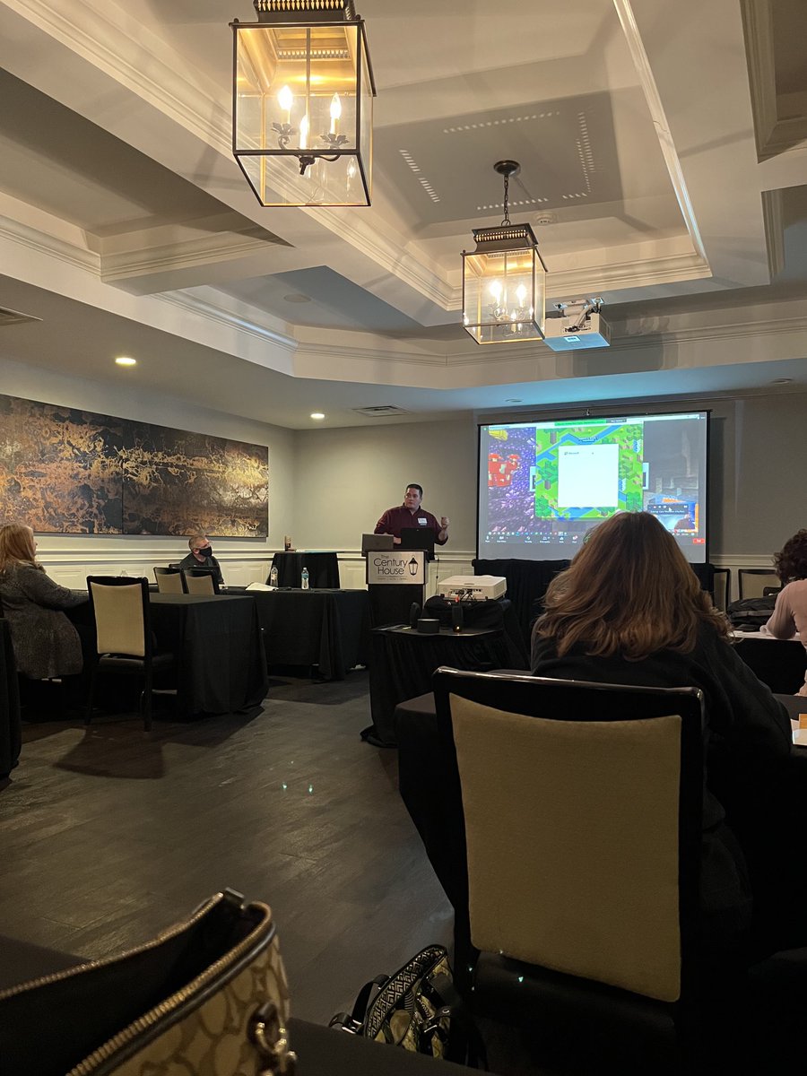 #NYSTCLive22 ⁦<a href="/NYSTC1/">New York State Teacher Centers</a>⁩  Minecraft Education- Can’t wait to try it!