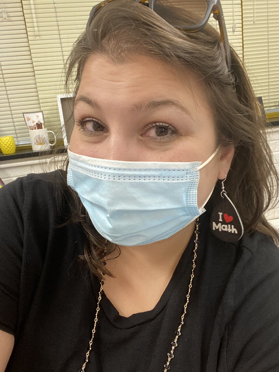 astone0812's tweet photo. Math Benchmark Testing Day calls for math earrings and a selfie! #ccsk5math @EasleyElem #testingcoordinator #aplifeforme https://t.co/eCeOUYsxpg