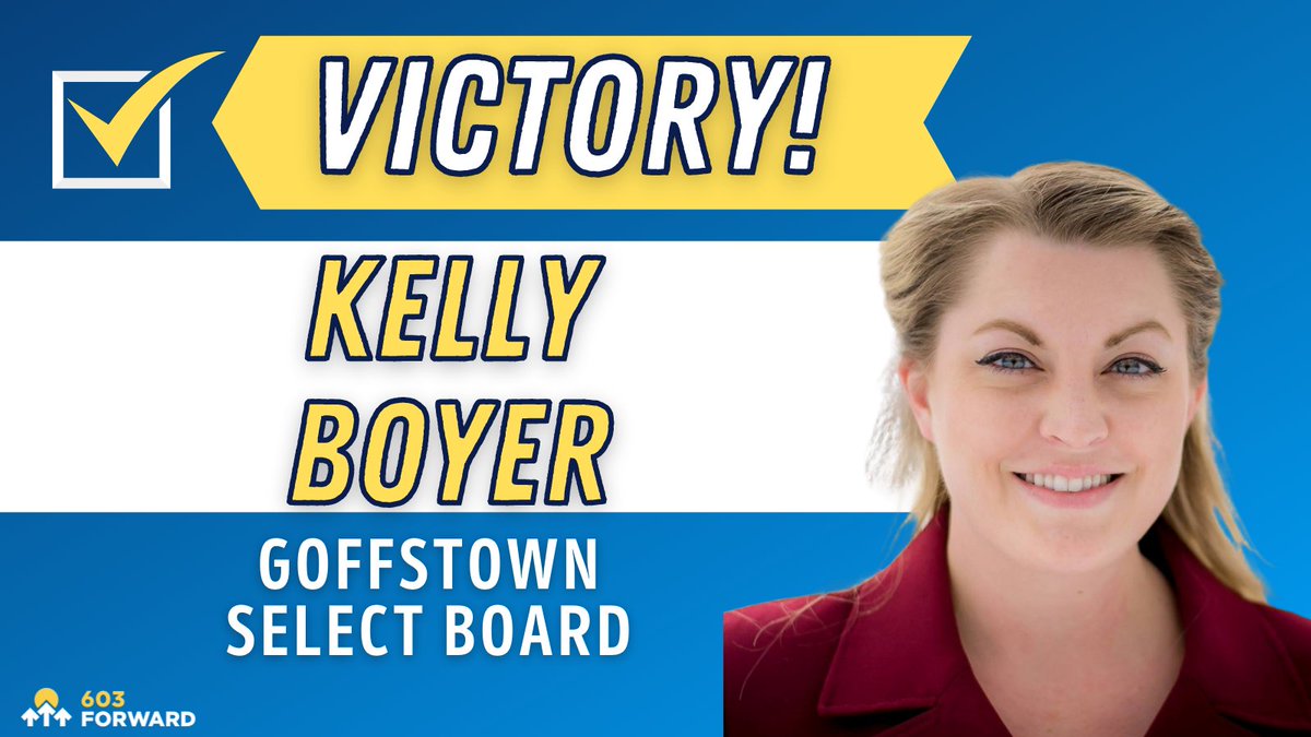 603Forward's tweet photo. .@KellyBoyer4NH left her seat to serve our country, but she's back!

A true public servant through + through. 

Thank you for all that you do, Kelly! 

#NHPolitics https://t.co/k9JNIYnxi7